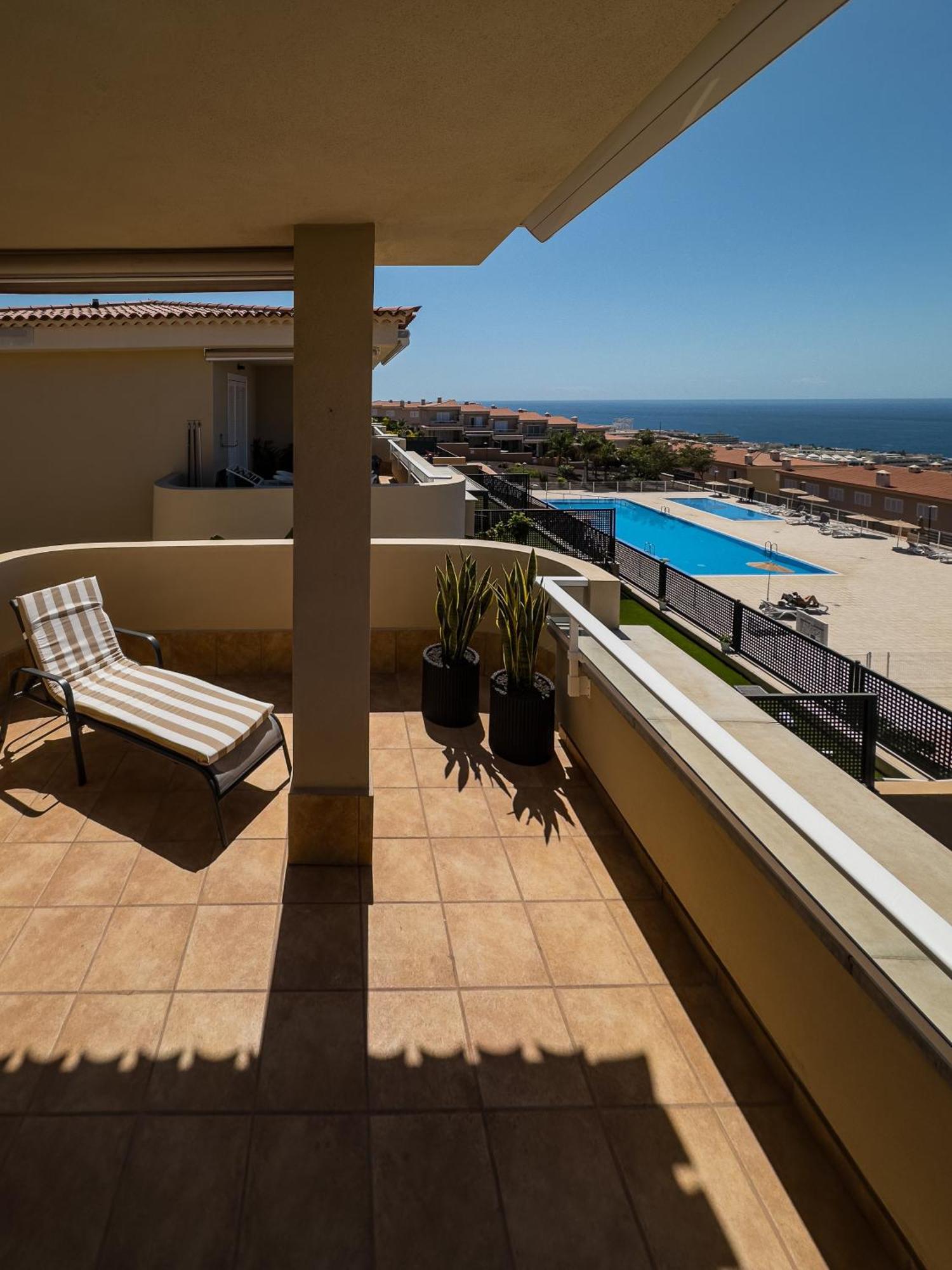 Luna - Ac, 2 Pools, Panoramic Ocean, Private Garage, Fibre Net Puerto de Santiago  Luaran gambar
