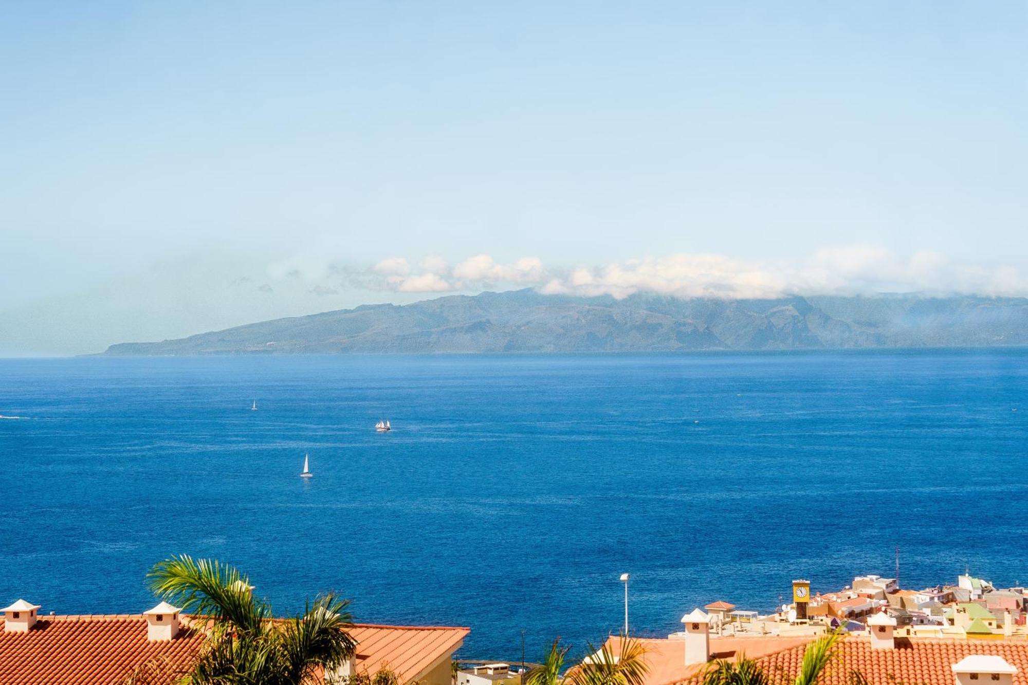 Luna - Ac, 2 Pools, Panoramic Ocean, Private Garage, Fibre Net Puerto de Santiago  Luaran gambar