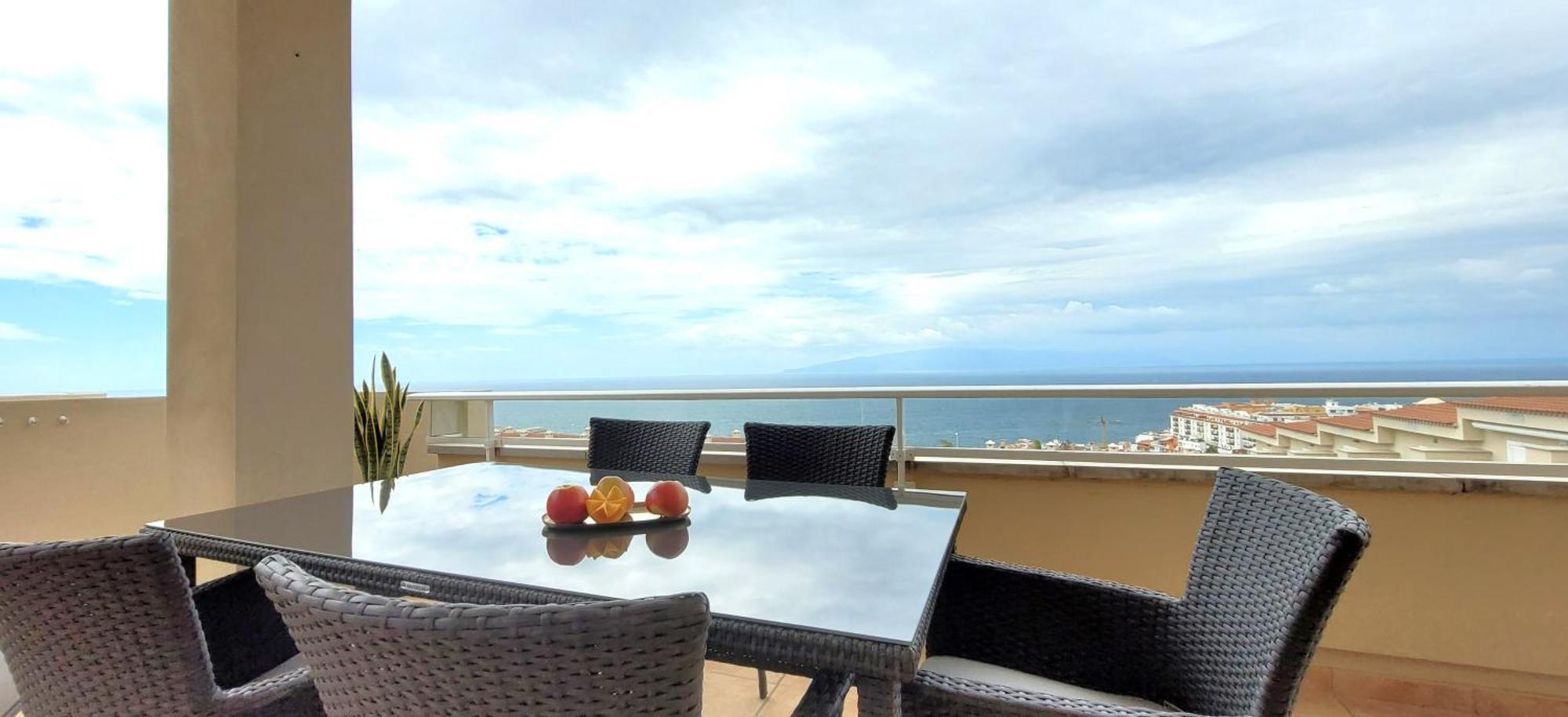 Luna - Ac, 2 Pools, Panoramic Ocean, Private Garage, Fibre Net Puerto de Santiago  Luaran gambar