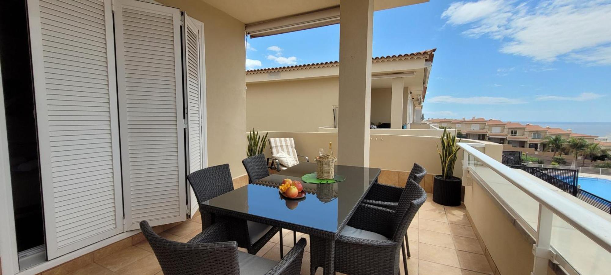 Luna - Ac, 2 Pools, Panoramic Ocean, Private Garage, Fibre Net Puerto de Santiago  Luaran gambar