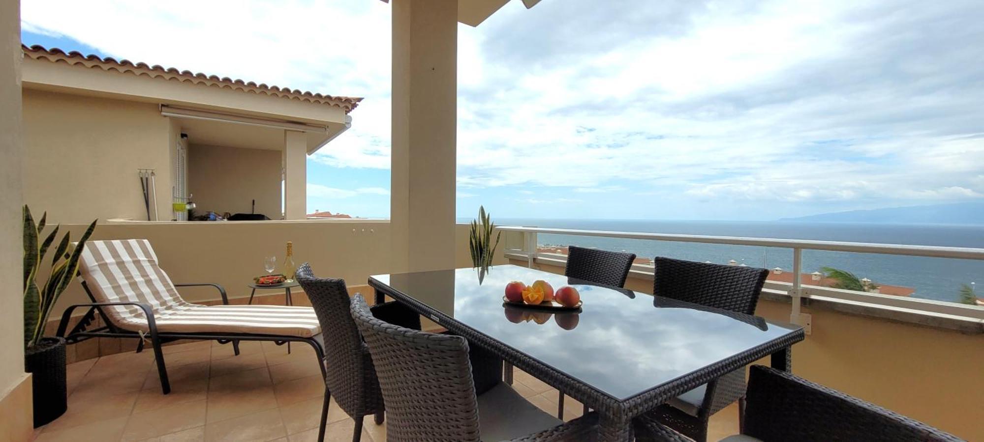 Luna - Ac, 2 Pools, Panoramic Ocean, Private Garage, Fibre Net Puerto de Santiago  Luaran gambar